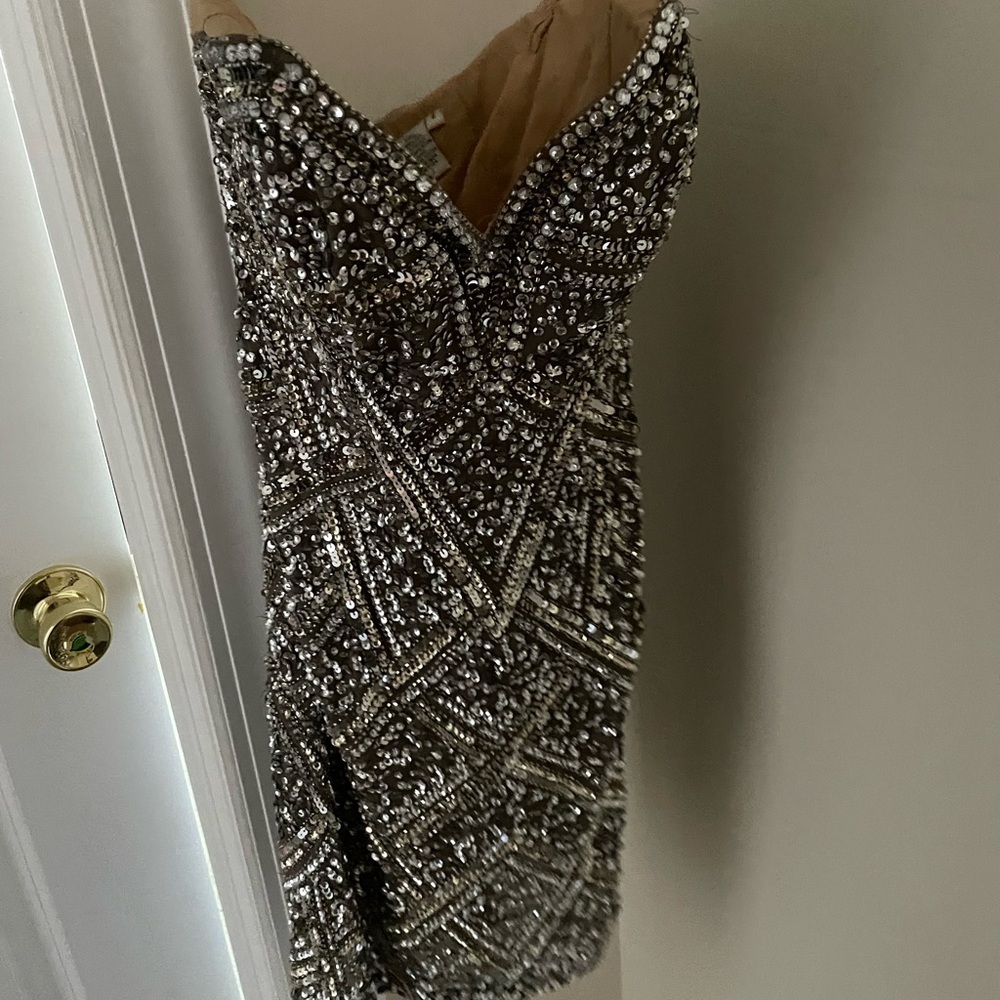 scala- mini dress formal sparkly size 6